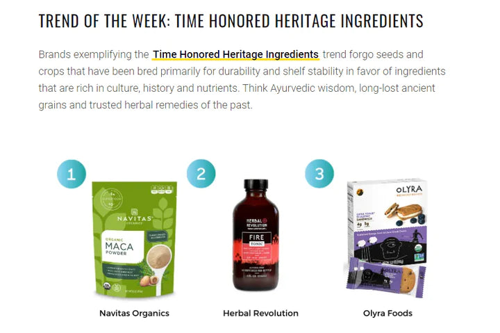 Spark Change Brands Use Time-Honored Heritage Ingredients!