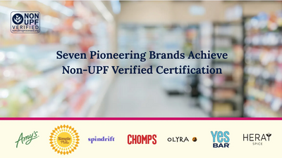 New Non Ultra Processed Certification