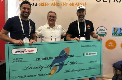 OLYRA as the winner of the 2022 Brandjectory Pitch Slam!