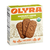 Box of Olyra Hazelnut Carob Breakfast Biscuits on a white background