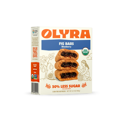 A Box of Olyra Blueberry Fig Bars 