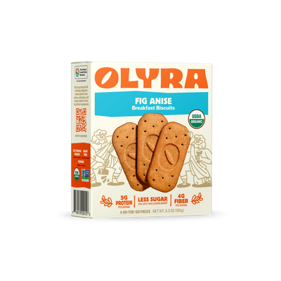 A Box of Olyra Fig Anise Biscuits
