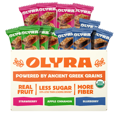 Olyra Fruit Lovers Bundle in strawberry, apple cinnamon, and blueberry flavors