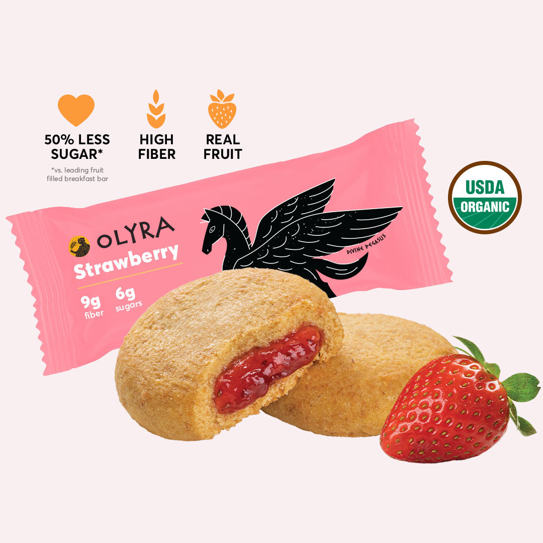 Olyra Strawberry Breakfast Bites - USDA Organic