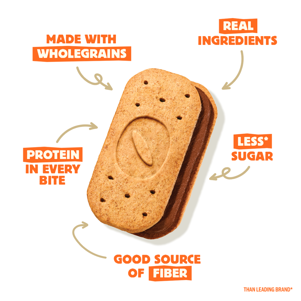 Dark Chocolate Biscuit with health benefits text on a white background