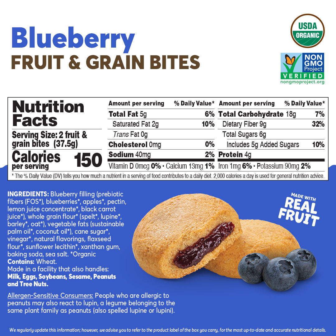 Blueberry Fruit & Grain Bites