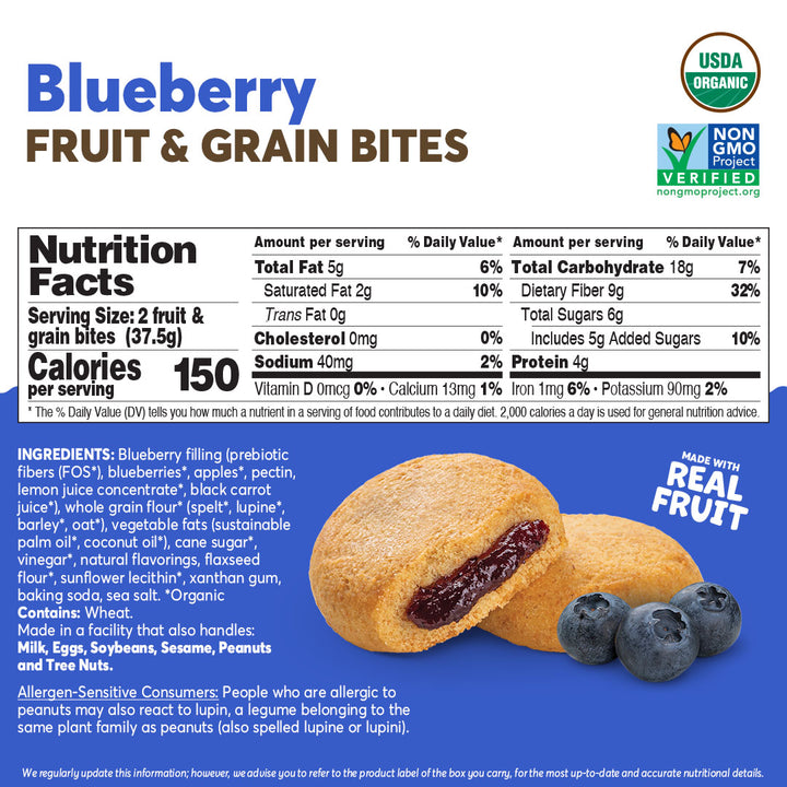Blueberry Fruit & Grain Bites