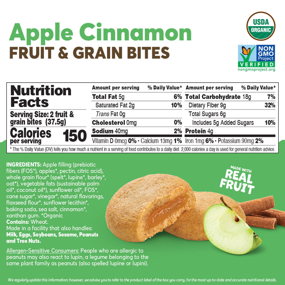 Olyra Apple Cinnamon Fruit & Grain Bites