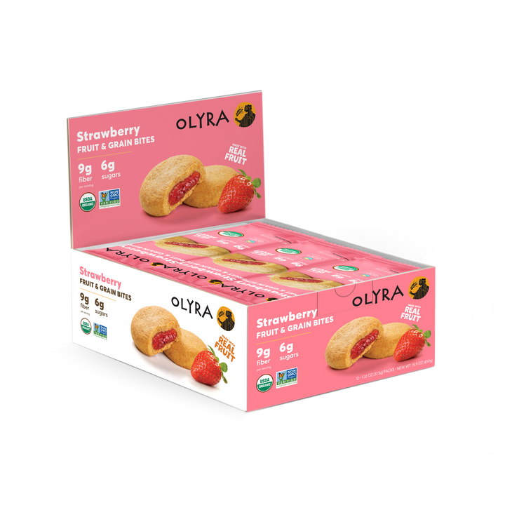 Strawberry Fruit & Grain Bites - 48-Pack