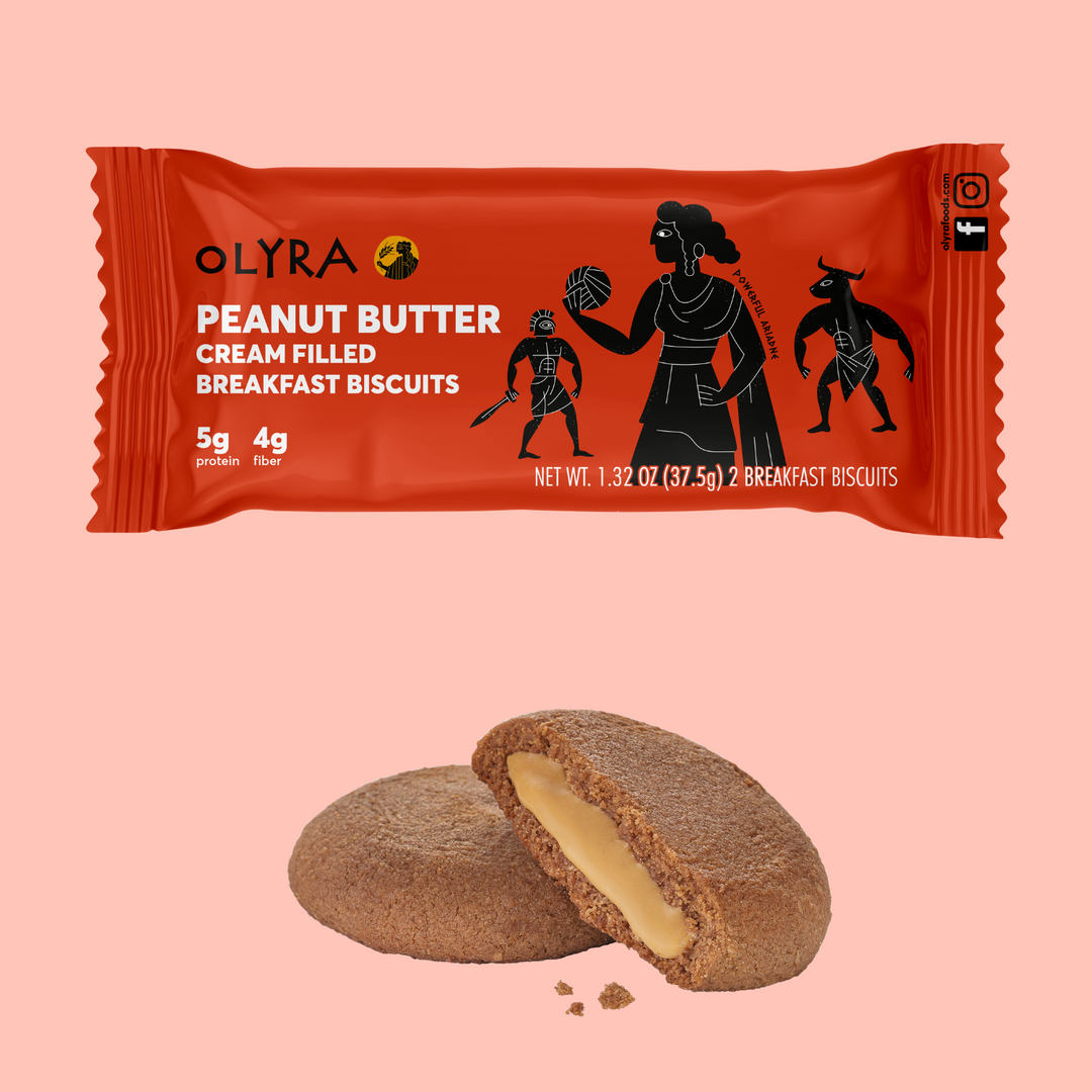 Olyra Breakfast Biscuits Peanut Butter filled