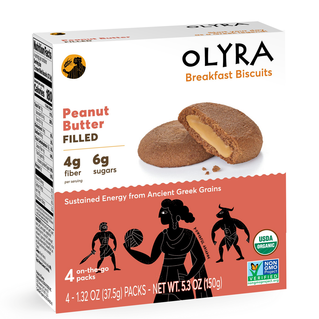 Olyra Breakfast Biscuits Peanut Butter filled