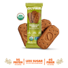 Olyra Hazelnut Carob Breakfast Biscuits packaging with cookies on a white background
