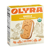 Box of Olyra Vanilla Crème Breakfast Biscuits on a white background