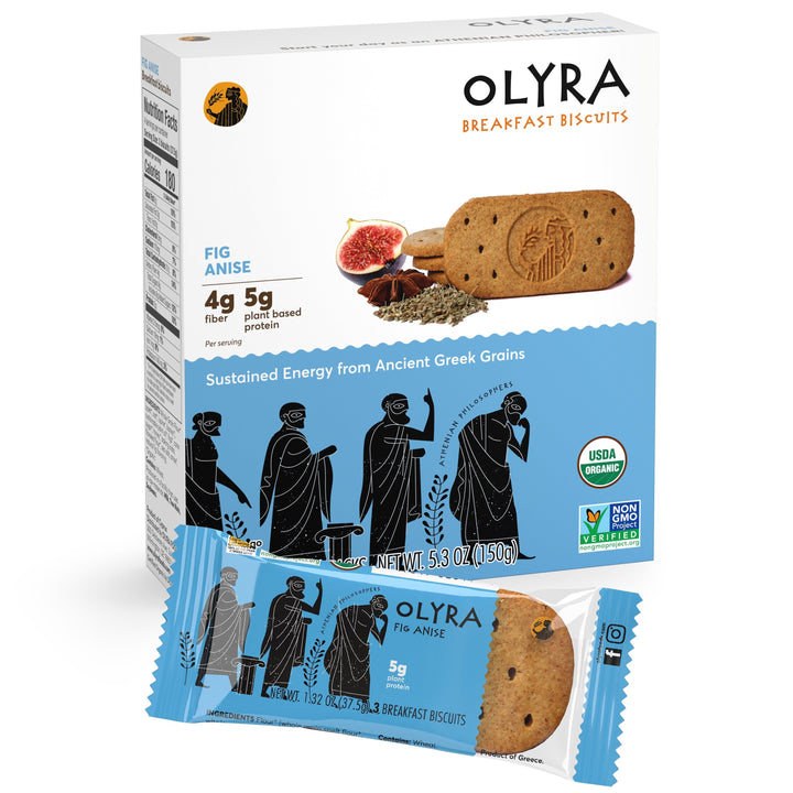 Fig Anise Crunchy Breakfast Biscuits - 3 Pack